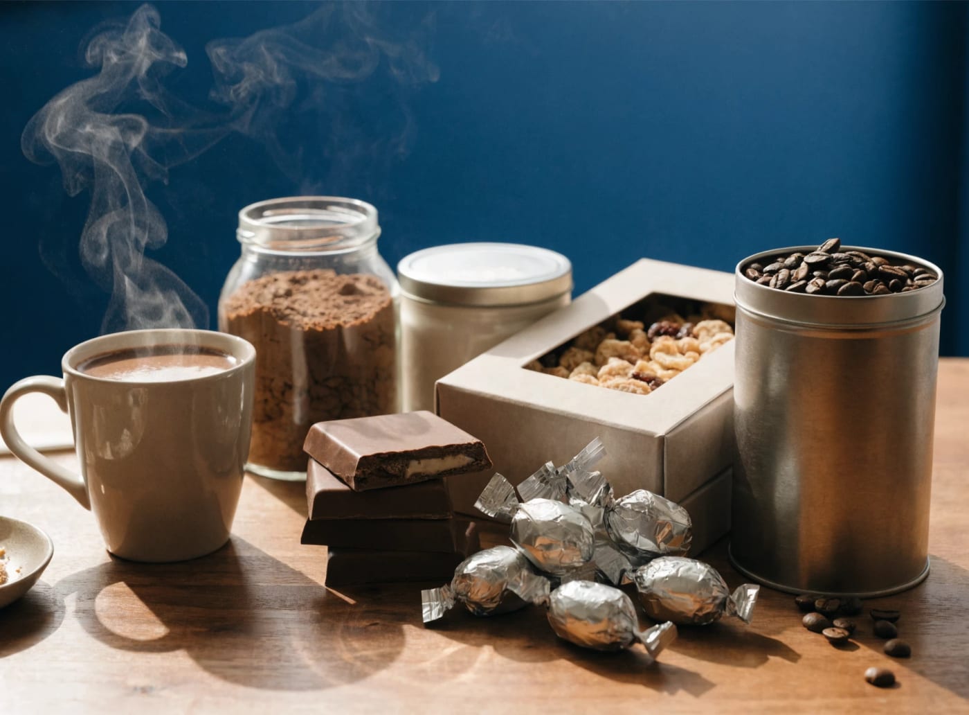 Variedade de produtos do portfólio Nestlé distribuído pela Clave: chocolates, café, achocolatado, cereais e leite